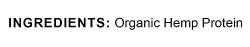 Organic Hemp Protein Powder, 8 Pounds – 50% Protein, Non-GMO, Kosher, Non-Irradiated, Pure, Vegan Superfood, Rich in Iron and Fiber