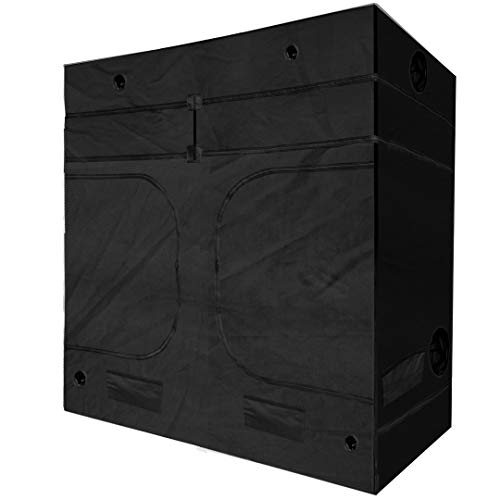 ULTRA YIELD 48"x96"x84" + 12" Extension Grow Tent - 1680D Mylar Professional Indoor Growing Tents - Use for Hydroponics Growing System - 4x8