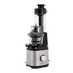 Amazon Basics Easy to Clean Masticating Slow Juicer with Wide Chute