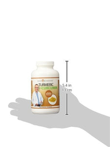 Turmeric Curcumin - 2250mg/d - Veggie Caps - 95% Curcuminoids with Black Pepper Extract (Bioperine) - 750mg Capsules - 100% Organic - Most Powerful Turmeric Supplement with Triphala (180 Count)