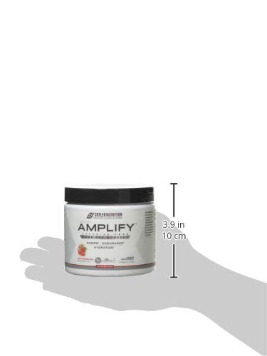 Amplify Caffeine Free Pre Workout for Men and Women: Stim Free Muscle Pump Enhancer, Hydration Powder with Electrolytes, L Citrulline, Creatine HCl for High Volume Training | Watermelon, 40 Servings