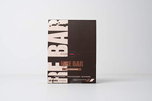 Redcon1 MRE Bar - Meal Replacement Protein Bar (1 Box / 12 Bars), Real Whole Food Sourced Protein, Real Food Taste, 20G Protein (German Chocolate Cake)