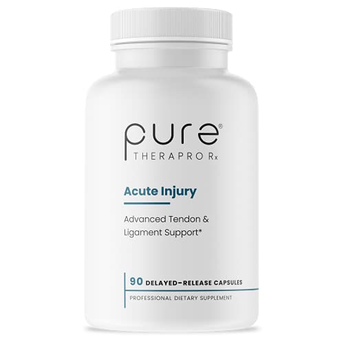 Acute Injury - "Delayed Release" Caps | Tendon & Ligament Support | Convenient Once a Day Clinical Dose | Boosts Tendon Health, Movement & Physical Function | Pharm (90 Capsules)