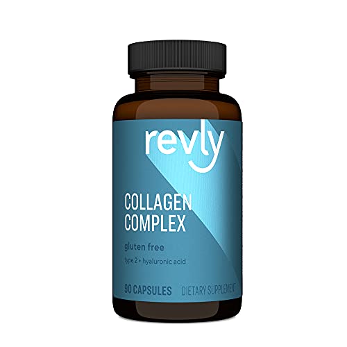 Amazon Brand - Revly Collagen Complex with Hyaluronic Acid, 90 Capsules, 3 Month Supply, Satisfaction Guaranteed