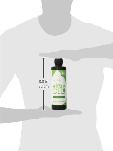 Manitoba Harvest Organic Hemp Oil, Cold Pressed, 12g of Omegas 3&6 Per Serving, Non-GMO, 16.9 Fl Oz