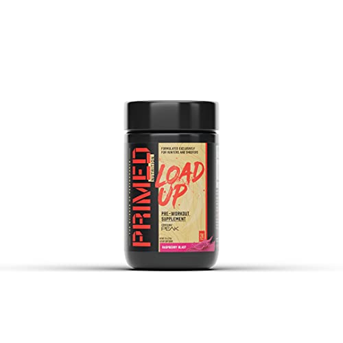 Primed Nutrition Load-Up Pre Workout | Pre Workout with Creatine | Keto Pre Workout | All Natural Pre Workout | Sugar Free Pre Workout with 150mg Caffeine and Peak ATP Powder | 24 Servings