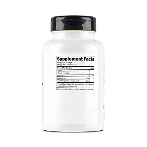 Staunch CLA (Conjugated Linoleic Acid) 120 Softgels, Non-GMO, Gluten Free