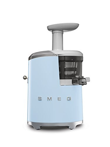 Smeg SJF01PBUS 150W 50's Retro Style Aesthetic Slow Juicer, Pastel Blue