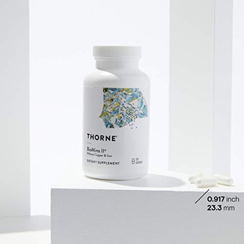 Thorne Research - BioMins II - Comprehensive Multi-Mineral Supplement Without Copper and Iron - 120 Capsules