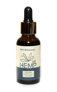 All Natural Hemp Oil for Stress Reduction and Better Sleep – 5000mg – Peppermint Flavor – Vegan Friendly