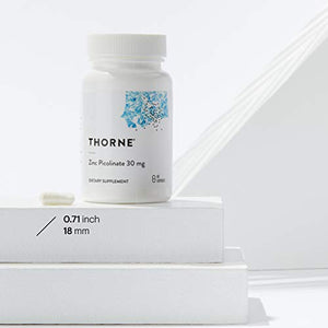 Thorne Research - Zinc Picolinate 30 mg - Well-Absorbed Zinc Supplement for Growth and Immune Function - 60 Capsules