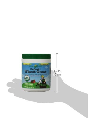 Amazing Grass Wheat Grass Powder: 100% Whole-Leaf Wheat Grass Powder for Energy, Detox & Immunity Support, Chlorophyll Providing Greens, 30 Servings