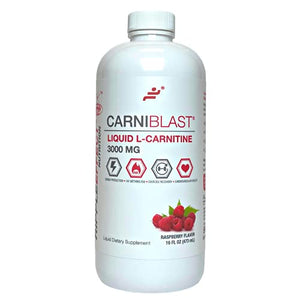 CARNIBLAST Liquid L-Carnitine 3,000mg │Supports Energy Production │Fat Metabolism │ Exercise Recovery │ Cardiovascular Health │ Pre-Workout Supplement