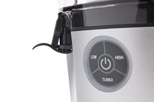 NutriBullet Juicer Pro Centrifugal Juicer Machine for Fruit, Vegetables, and Food Prep, 27 Ounces/1.5 Liters, 1000 Watts, Silver, NBJ50200