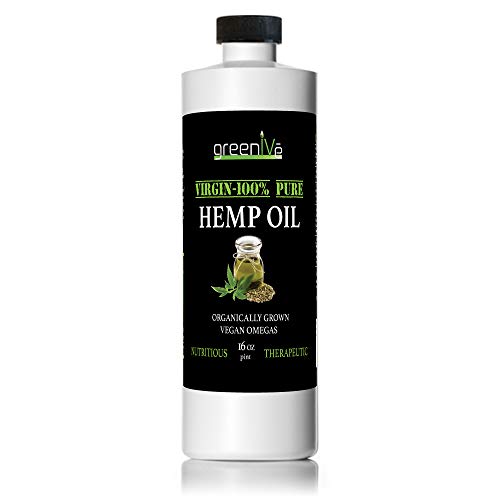 GreenIVe - Hemp Oil - Vegan Omegas - Cold Pressed - Exclusively on Amazon (16oz)