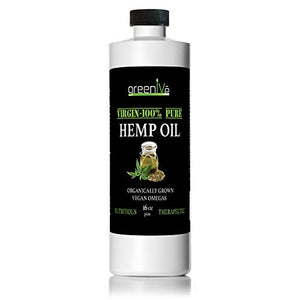 GreenIVe - Hemp Oil - Vegan Omegas - Cold Pressed - Exclusively on Amazon (16oz)
