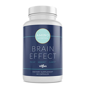 Brain Booster Supplement - Brain Focus Nootropics - Enhanced Memory - Clarity - Mood - Developed by Mental Health Professionals - Ginkgo Biloba, Bacopa Monnieri, Iq Neuro - Vegan - Gluten Free