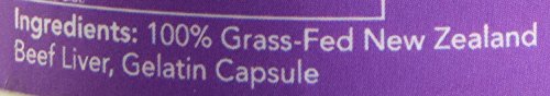 Vital Proteins Grass-Fed Desiccated Beef Liver Pills - (120 Capsules, 750mg Each)