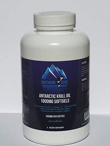 Antarctic Krill Oil 1000mg SoftgGels - 200 Gels - 1000mg per Softgel!