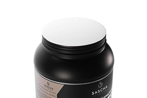 Sascha Fitness Hydrolyzed Whey Protein Isolate,100% Grass-Fed (2 Pounds, All) (Caramel)