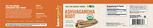 BareOrganics Ashwagandha Root Powder, 8 Oz