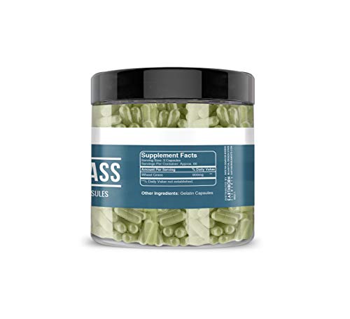 Wheat Grass, Natural Source of Vitamins & Minerals, Green Superfood, Pure & Potent, No Additives or Fillers, Non-GMO, Lab-Tested, Made in USA