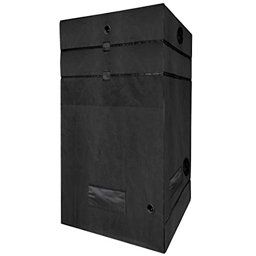 ULTRA YIELD 48"x48"x84" + 12" Extension Grow Tent - 1680D Mylar Professional Indoor Growing Tents - Use for Hydroponics Growing System - 4x4