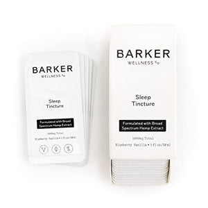 Barker Wellness Sleep Snap Packet｜Relieve Anxiety and Pain, Natural Relaxation, Wellness for Full Body & Mind｜All-Natural Vegan Cruelty-Free (25 Pack of 1mL Packets)