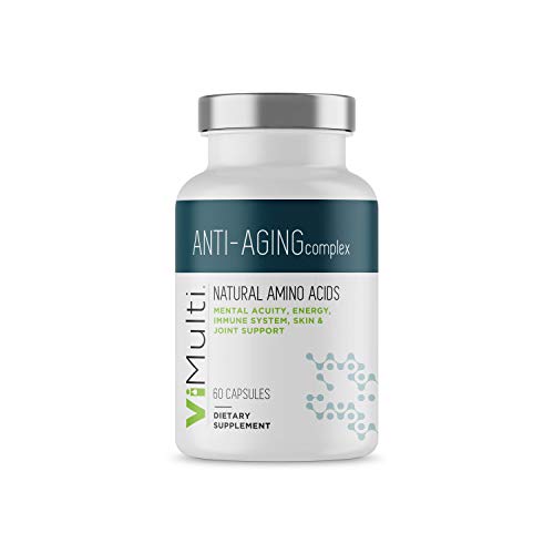 ViMulti Anti-Aging Natural Amino Acid Supplement for Longevity –Supports Immune Health, Increased Energy, Improved Focus, Smoother Skin Tone and Restorative Sleep