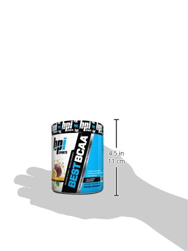 BPI Sports Best BCAA - The Building Blocks of Protein and Muscle - Supports Metabolism - Omega 6 - Passion Fruit, 30 Servings, 300 g