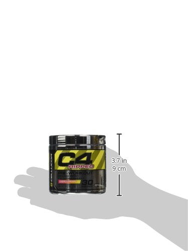 C4 Ripped Pre Workout Powder Cherry Limeade | Creatine Free + Sugar Free Preworkout Energy Supplement for Men & Women | 150mg Caffeine + Beta Alanine + Weight Loss | 30 Servings