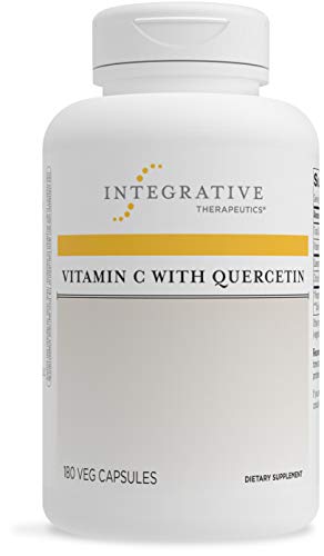 Integrative Therapeutics Vitamin C with Quercetin - Immune Support Supplement with Antioxidants - Gluten Free - Dairy Free - 180 Capsules