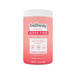 Bellway Beauty Sugar-Free Psyllium Husk Super Fiber + Collagen (Strawberry Lemonade)