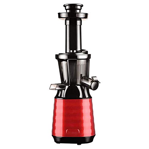 XYWCHK Slow Juicer, Slow Masticating Juicer Machine Cold Press Juicer for Nutrient Fruits and Vegetables, Vertical Juicer Machine Easy to Clean (Color : Red)