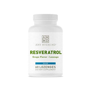 Amy Myers Resveratrol Supplement - Free Radical Scavenger to Support Immune System, Heart Health & Optimal Aging - Antioxidant Supplement to Balance Inflammatory Response & Blood Pressure, 60 Lozenges