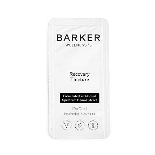 Barker Wellness Recovery Snap Packet｜Relieve Anxiety and Pain, Natural Relaxation, Wellness for Full Body & Mind｜All-Natural Vegan Cruelty-Free (Single 1mL Packet)