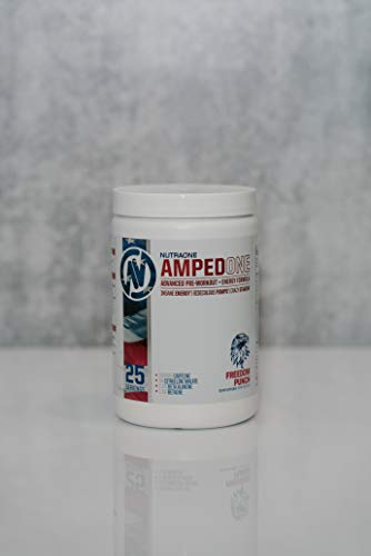 AmpedOne Pre Workout Powder for Men and Women by NutraOne – Pre Workout Supplement for Increased Energy and Focus (Freedom Punch - 25 Servings)