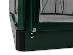 Palram HG5510G Hybrid Hobby Greenhouse, 6' x 10' x 7', Forest Green