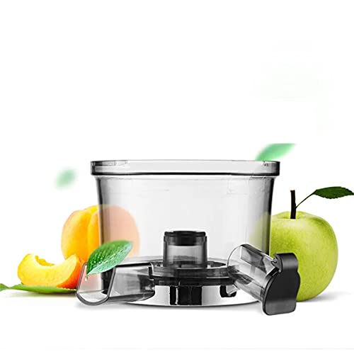 HIZQ Slow Juicer Masticating Juicer Machine, Wide Groove Slow Juicer for Nutritious Fruit And Vegetable Juicer Spiral Cold Press Juicer Is BPA Free Masticating Juicers for Vegetables,White