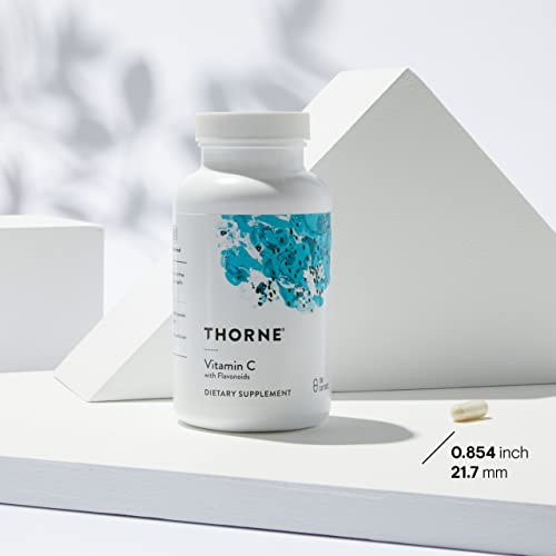 Thorne Research - Vitamin C with Flavonoids - Blend of Vitamin C and Citrus Bioflavonoids from Oranges, The Way They're Found Together in Nature - 90 Capsules