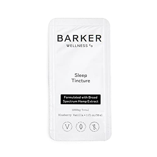 Barker Wellness Sleep Snap Packet｜Relieve Anxiety and Pain, Natural Relaxation, Wellness for Full Body & Mind｜All-Natural Vegan Cruelty-Free (Single 1mL Packet)