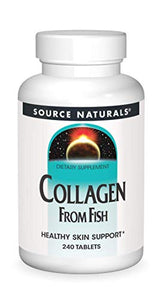 Source Naturals Collagen From Fish, Healthy Skin Support - 240 Tablets