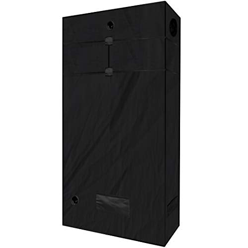 ULTRA YIELD 24"x48"x84" + 12" Extension Grow Tent - 1680D Mylar Professional Indoor Growing Tents - Use for Hydroponics Growing System - 2x4