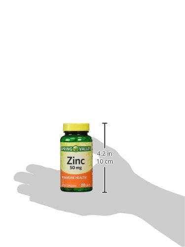 Spring Valley - Zinc 50 mg, 200 Ct