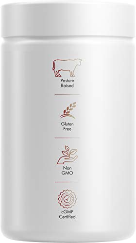 Codeage Grass Fed Bone Marrow Supplement - Freeze Dried, Non-Defatted, & Desiccated Beef Bone Marrow Pills - Raw Whole Bone Marrow, Bone Matrix, Cartilage - 3000mg per Serving - 180 Capsules