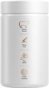 Codeage Grass Fed Bone Marrow Supplement - Freeze Dried, Non-Defatted, & Desiccated Beef Bone Marrow Pills - Raw Whole Bone Marrow, Bone Matrix, Cartilage - 3000mg per Serving - 180 Capsules