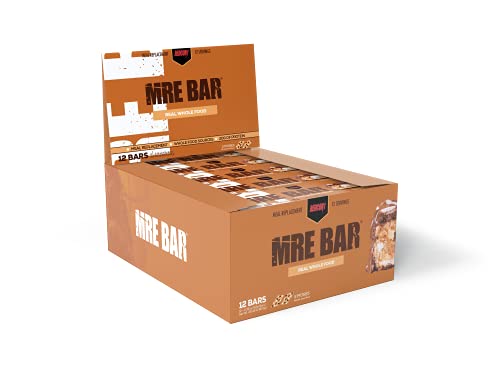 Redcon1 - MRE Bar - Meal Replacement Bar - Smores (1 Box / 12 Bars), Real Whole Food Sources, Protein Bar