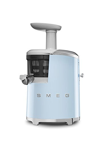 Smeg SJF01PBUS 150W 50's Retro Style Aesthetic Slow Juicer, Pastel Blue