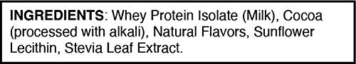 BiPro Elite to-Go 100% Whey Protein Powder Isolate for High-Intensity Fitness, Chocolate, 12 Single-Serve Packets - Approved for Sport, Sugar Free, Suitable for Lactose Intolerance, Gluten Free