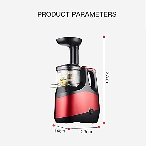 WXLBHD Juicer Machines, Slow Masticating Juicer Extractor, Compact Cold Press Juicer, Easy to Clean, Quiet Motor for Vegetables&Fruits